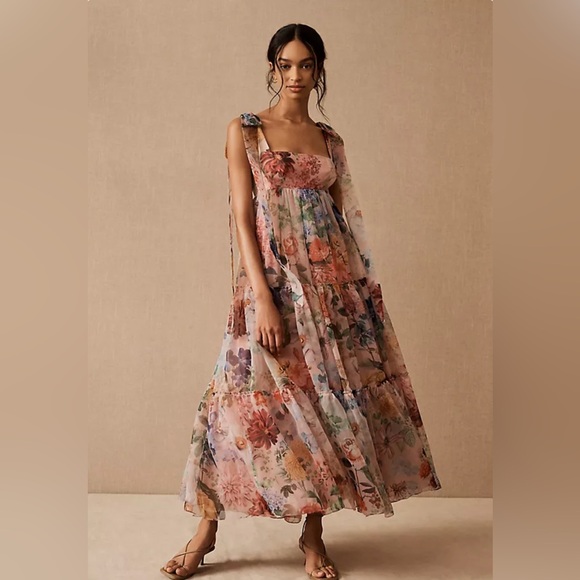 New BHLDN Marcella Flower Dress Floral Size 4 - Picture 1 of 9
